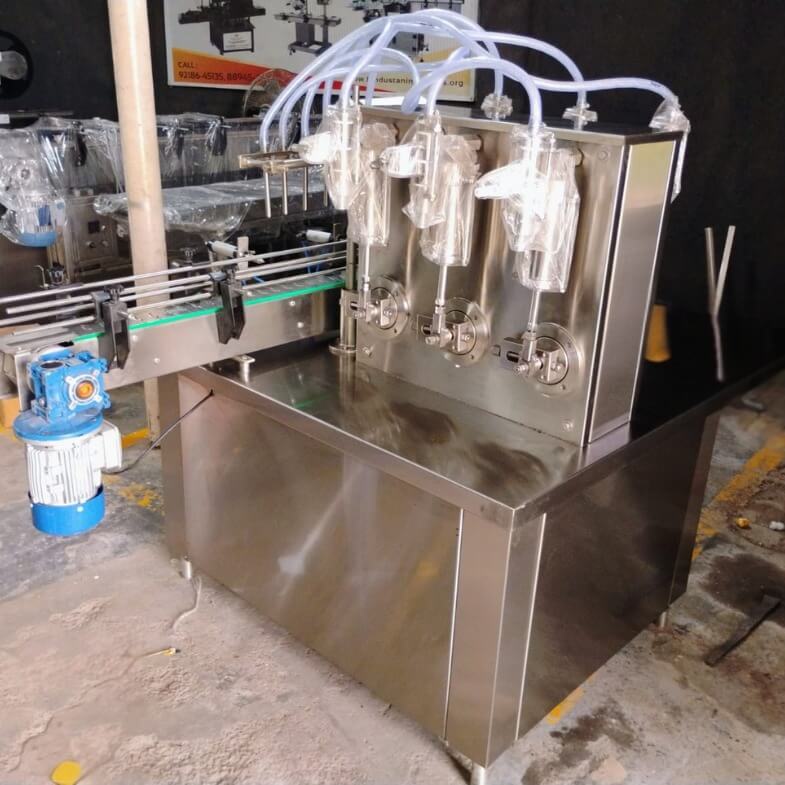 6 Head Piston Filler for Pharma